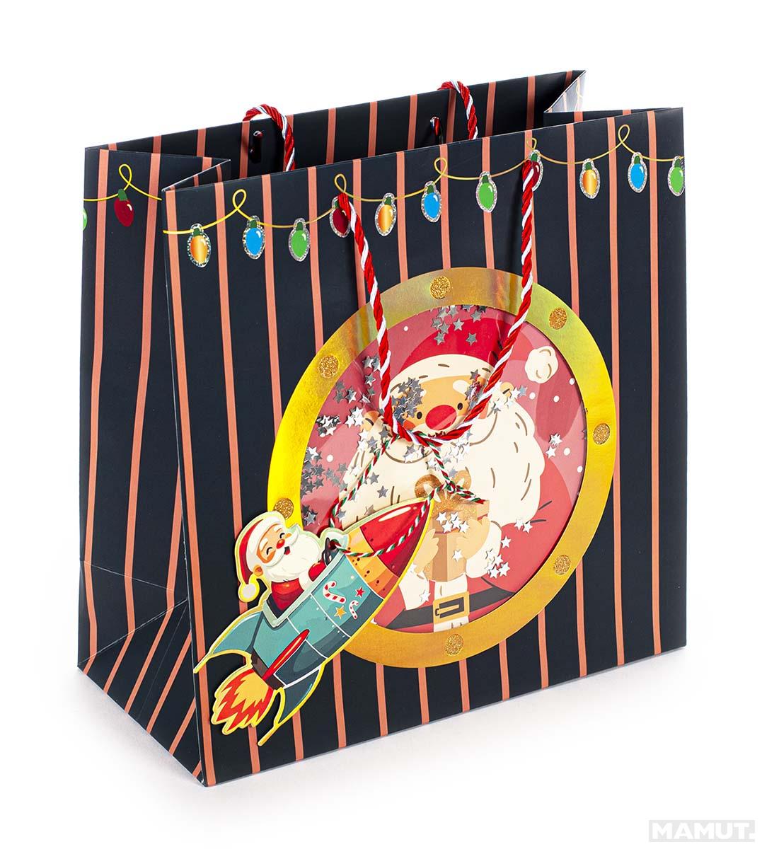 Ukrasna kesa DEDA MRAZ U RAKETI 