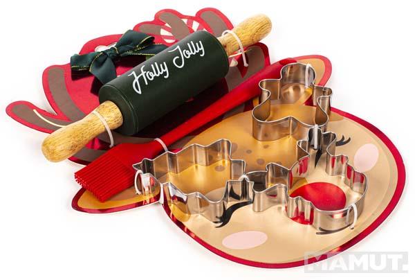 Novogodišnji set za mešenje kolača HOLLY JOLLY 