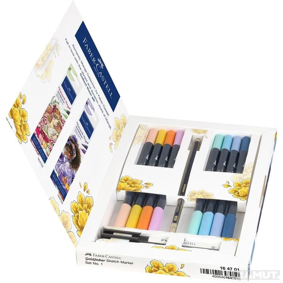 Set sketch flomastera FABER CASTEL Romantic Manga 1 