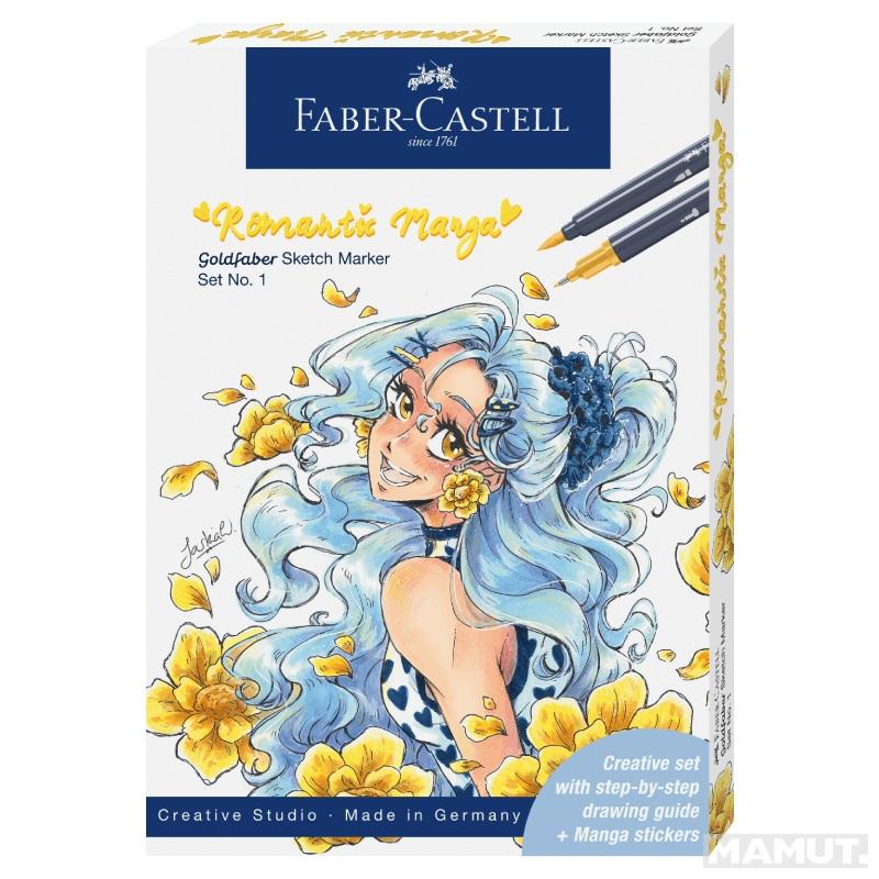 Set sketch flomastera FABER CASTEL Romantic Manga 1 