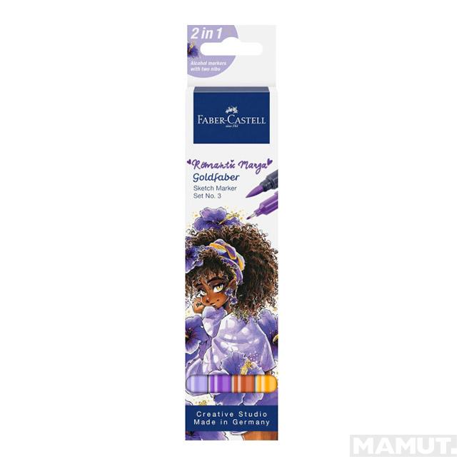 Sketch flomasteri (4 kom) FABER CASTEL Romantic Manga 3 
