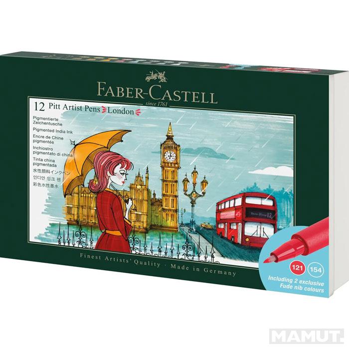 Pen brush flomasteri 1/12 FABER CASTEL London 