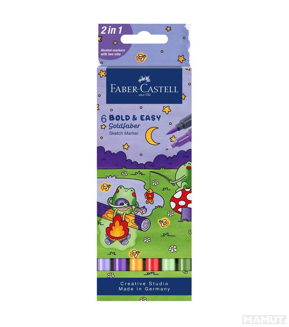 Flomaster 1/6 FABER CASTEL - Etui Bold Easy 