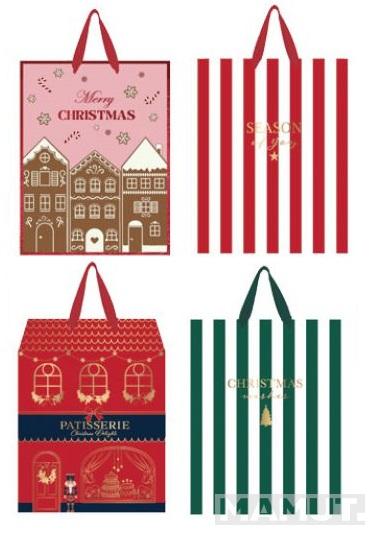 Novogodišnja ukrasna kesa CHRISTMAS 14X17X7cm 