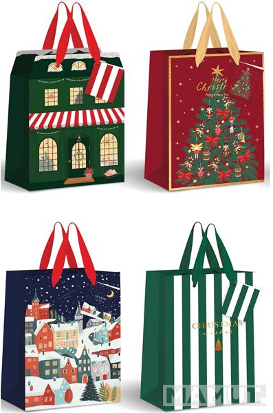Novogodišnja ukrasna kesa CHRISTMAS 33x46x13 cm 