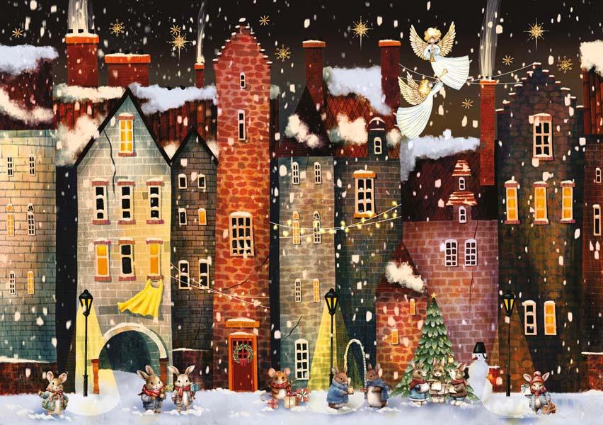 Novogodišnje puzzle BOŽIĆNA MAGIČNA NOĆ 1000kom 