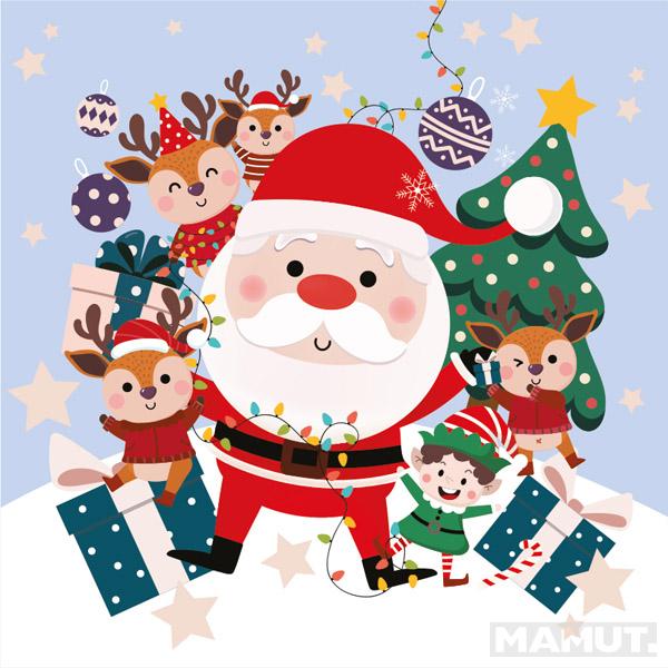 Novogodišnje puzzle CHRISTMAS  SANTA 49kom 