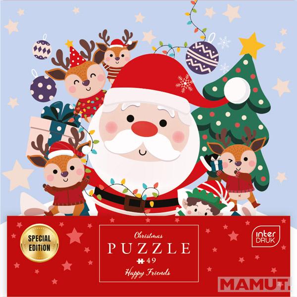 Novogodišnje puzzle CHRISTMAS  SANTA 49kom 