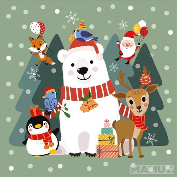 Novogodišnje puzzle CHRISTMAS TIME 49kom 