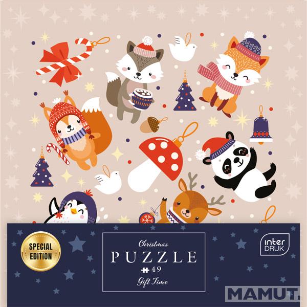 Dečije puzzle u ramu SLATKE ŽIVOTINJE 49kom 