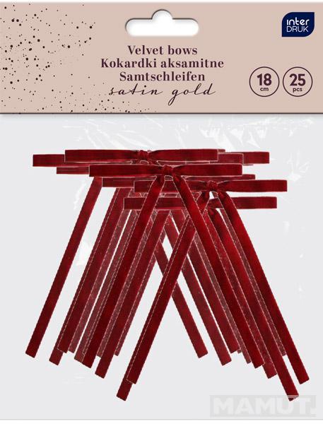 Mašne od crvenog somota 25kom 