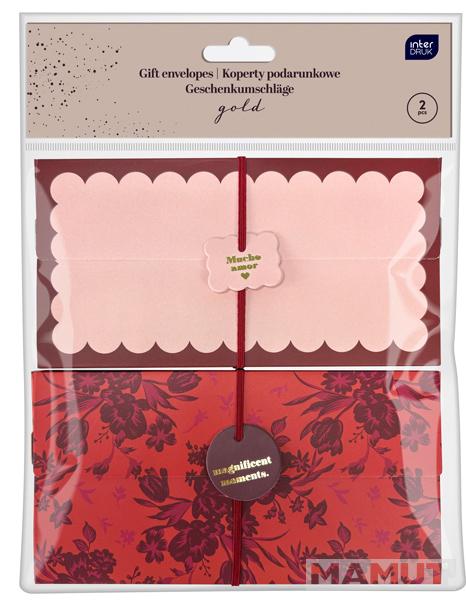 Set dve poklon koverte GOLD 
