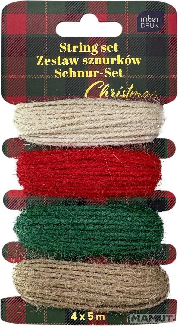 Novgodišnji set  dekorativnih vunenih kanapa 4x5m 