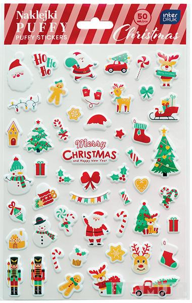 Novogodišnji set 50 stikera BOŽIĆ 