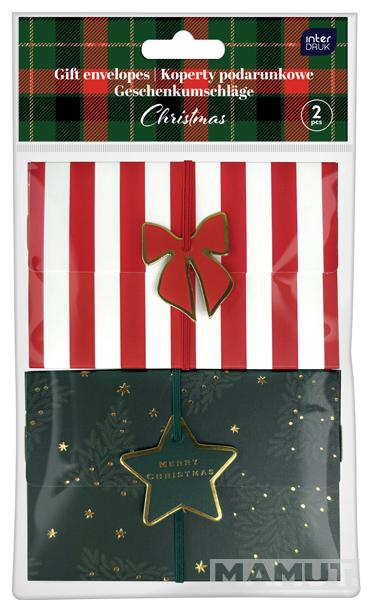 Novogodišnji set dve poklon koverte BOŽIĆ 