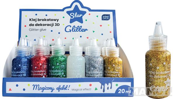 Lepak sa šljokicama STAR  20ml 