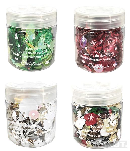 Šljokice za dekoraciju BOŽIĆ 