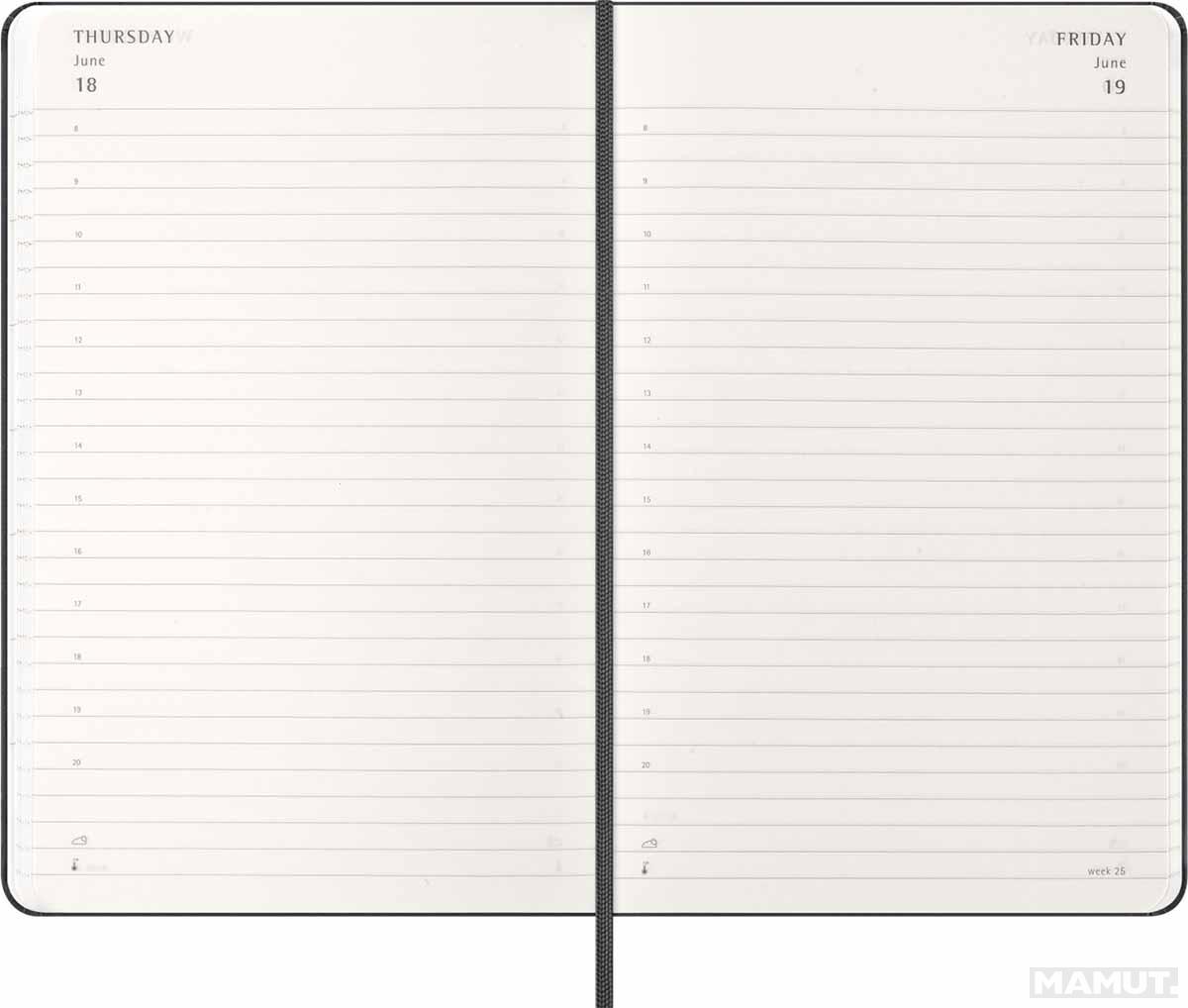 Planer MOLESKINE 2026 TP crni 