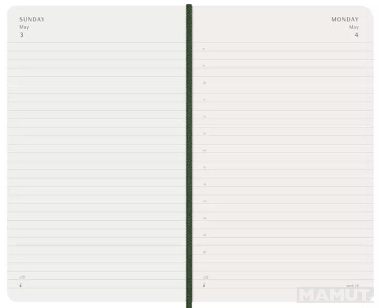 MOLESKINE Dnevni planer MP ZELENI 13 x 21 cm 