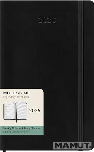 MOLESKINE nedeljni planer MP CRNI 