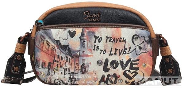 Ženska tašna JANET ART GALLERY 24x7x18cm 