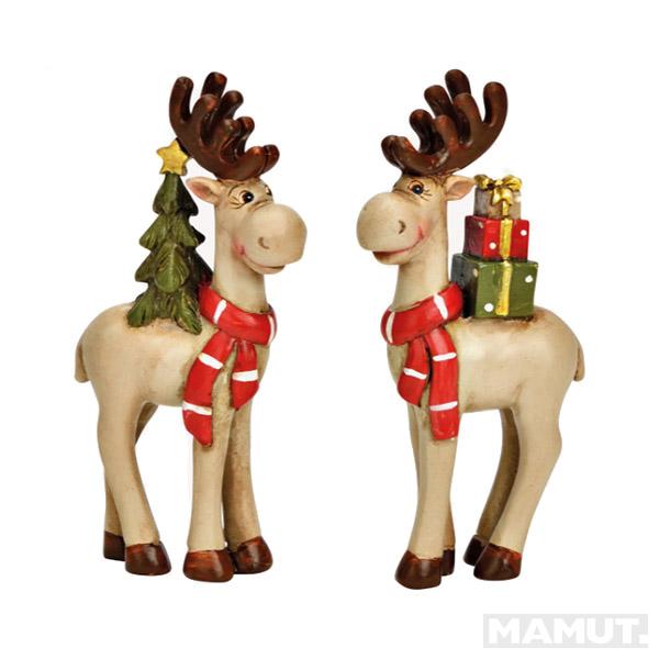 Novogodišnja figura VESELI LOS 11cm (Više vrsta) 