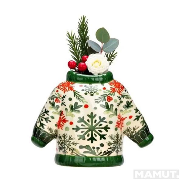 Novogodišnja vaza DŽEMPER 15cm (Više vrsta) 