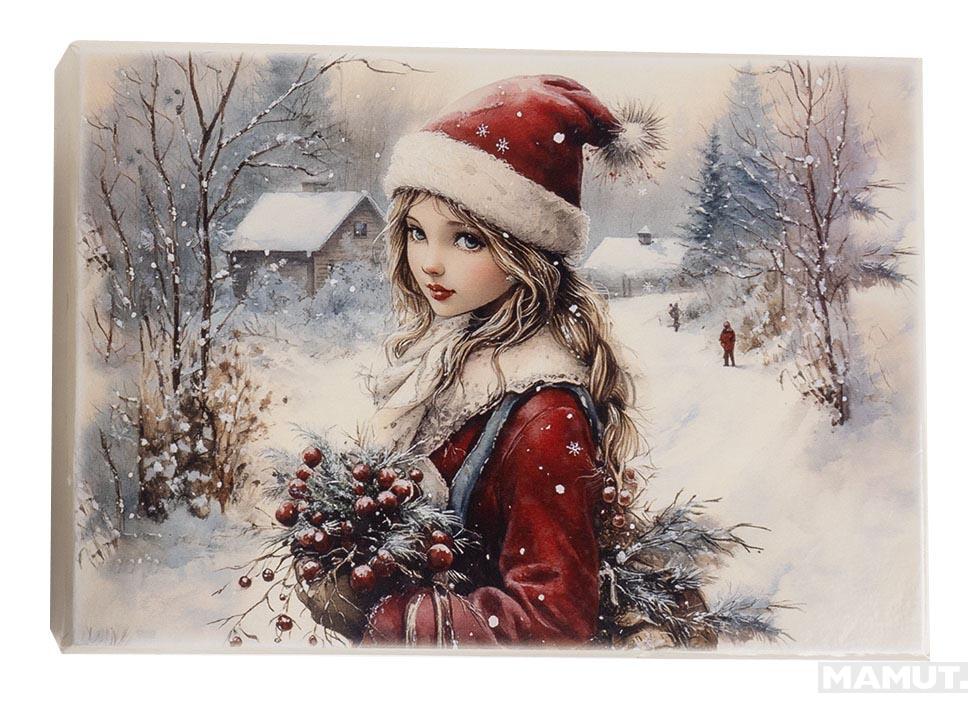 Novogodišnji ukrasi 1/6 DEVOJKA 6cm 