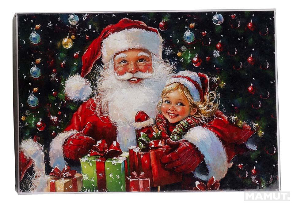 Novogodišnji ukrasi 1/6 DEDA MRAZ 6cm 