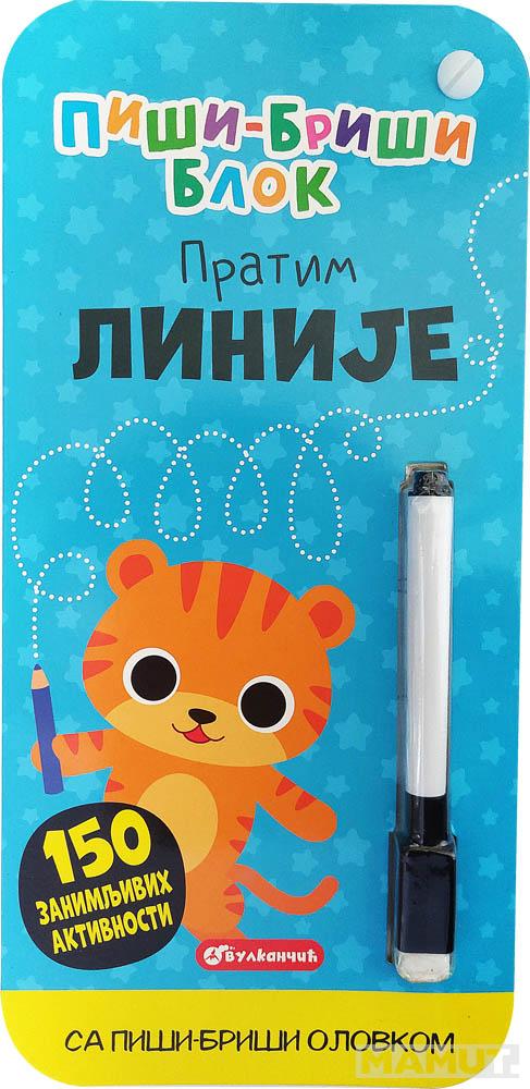 PIŠI-BRIŠI BLOK: PRATIM LINIJE