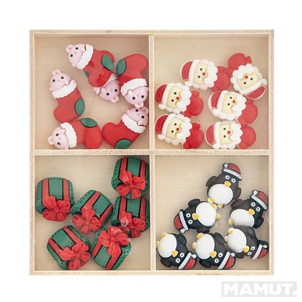 Novogodišnje figurice XMAS 24 kom (više vrsta) 