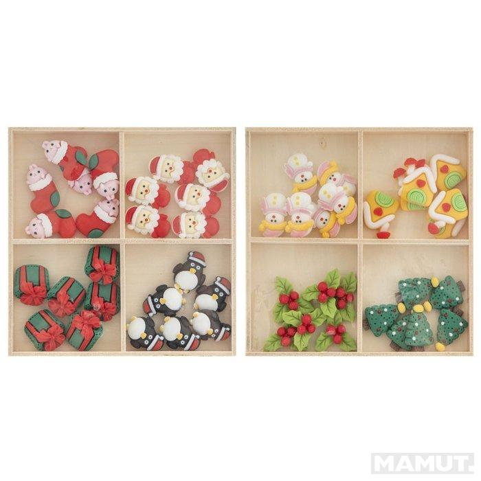 Novogodišnje figurice XMAS 24 kom (više vrsta) 