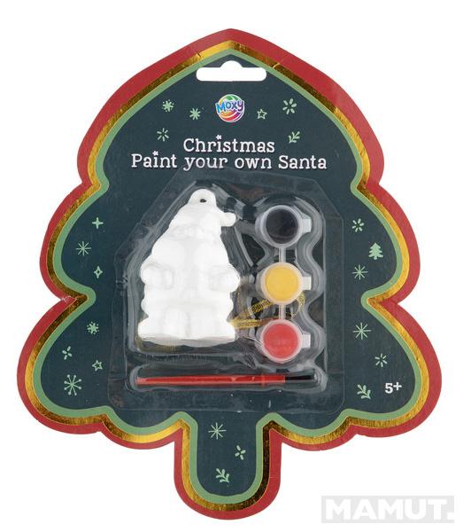 Novogodišnji kreativni set OBOJI DEDA MRAZA 8cm 