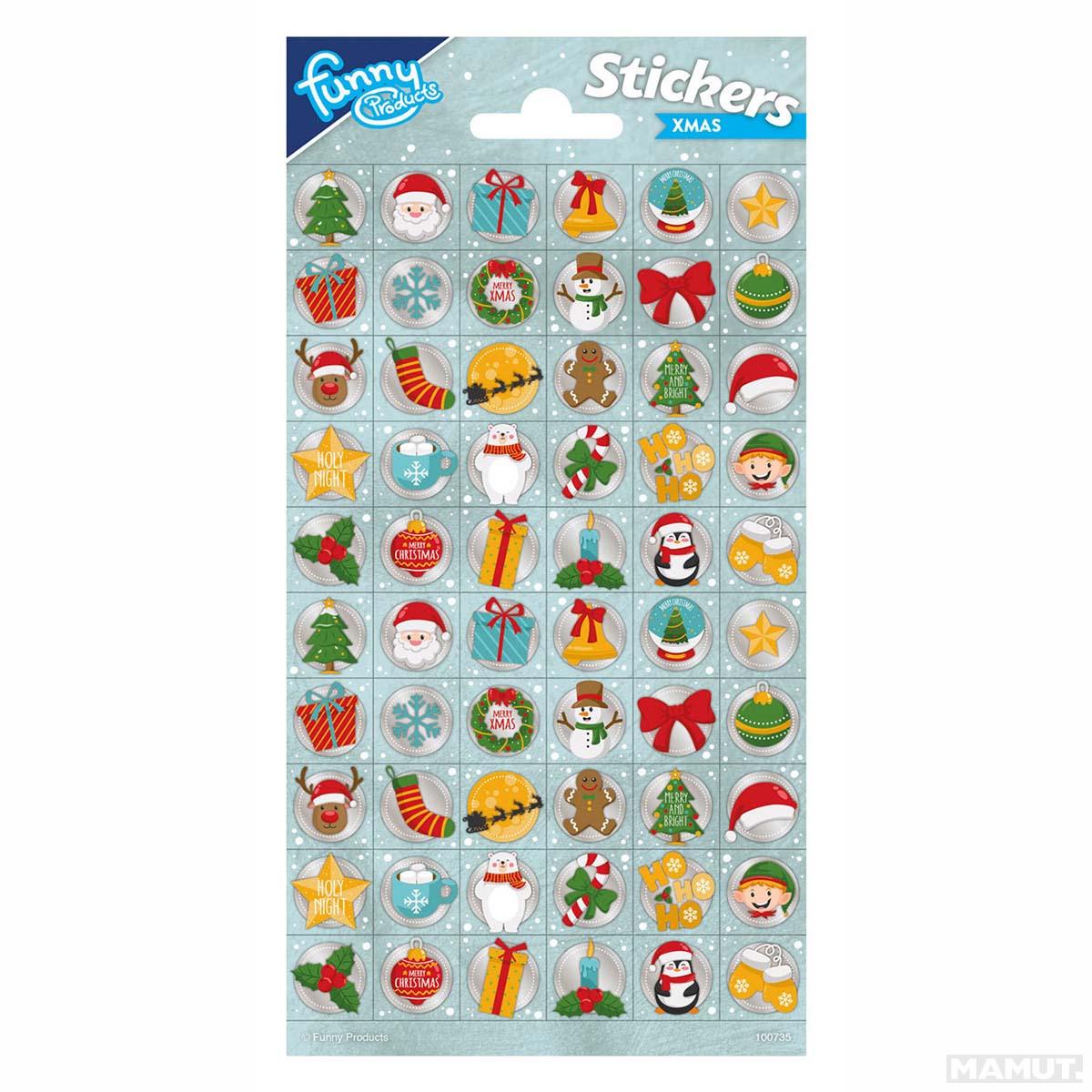 Novogodišnji stikeri XMAS 