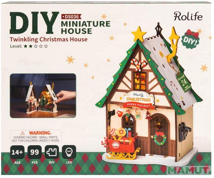 Novogodišnje 3D puzzle TWINKLING CHRISTMAS HOUSE 