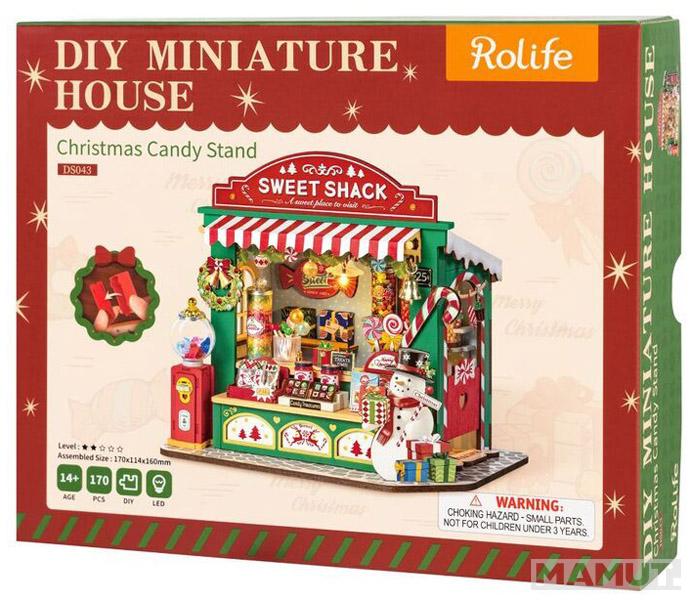 Novogodišnje 3D puzzle BOŽOĆNO CANDY SHOP 