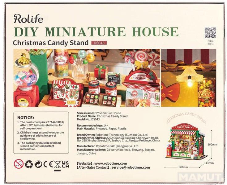 Novogodišnje 3D puzzle BOŽOĆNO CANDY SHOP 