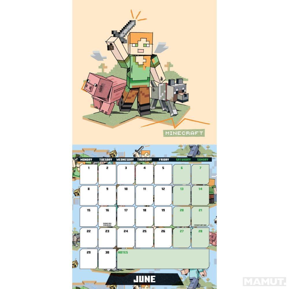 Kalendar 2026 MINECRAFT 