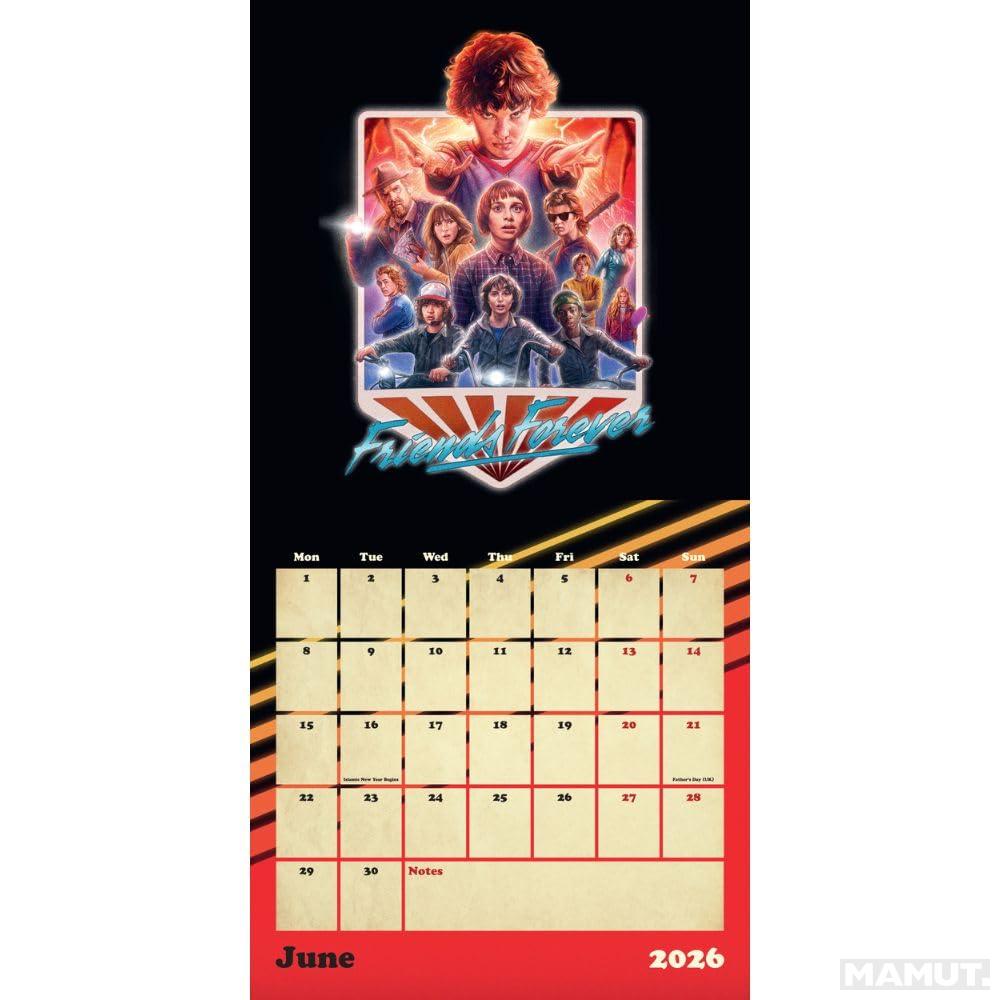 Kalendar 2026 STRANGER THINGS 