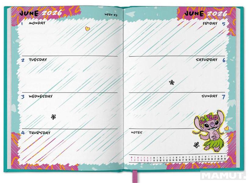 STITCH dnevnik A5 2026 