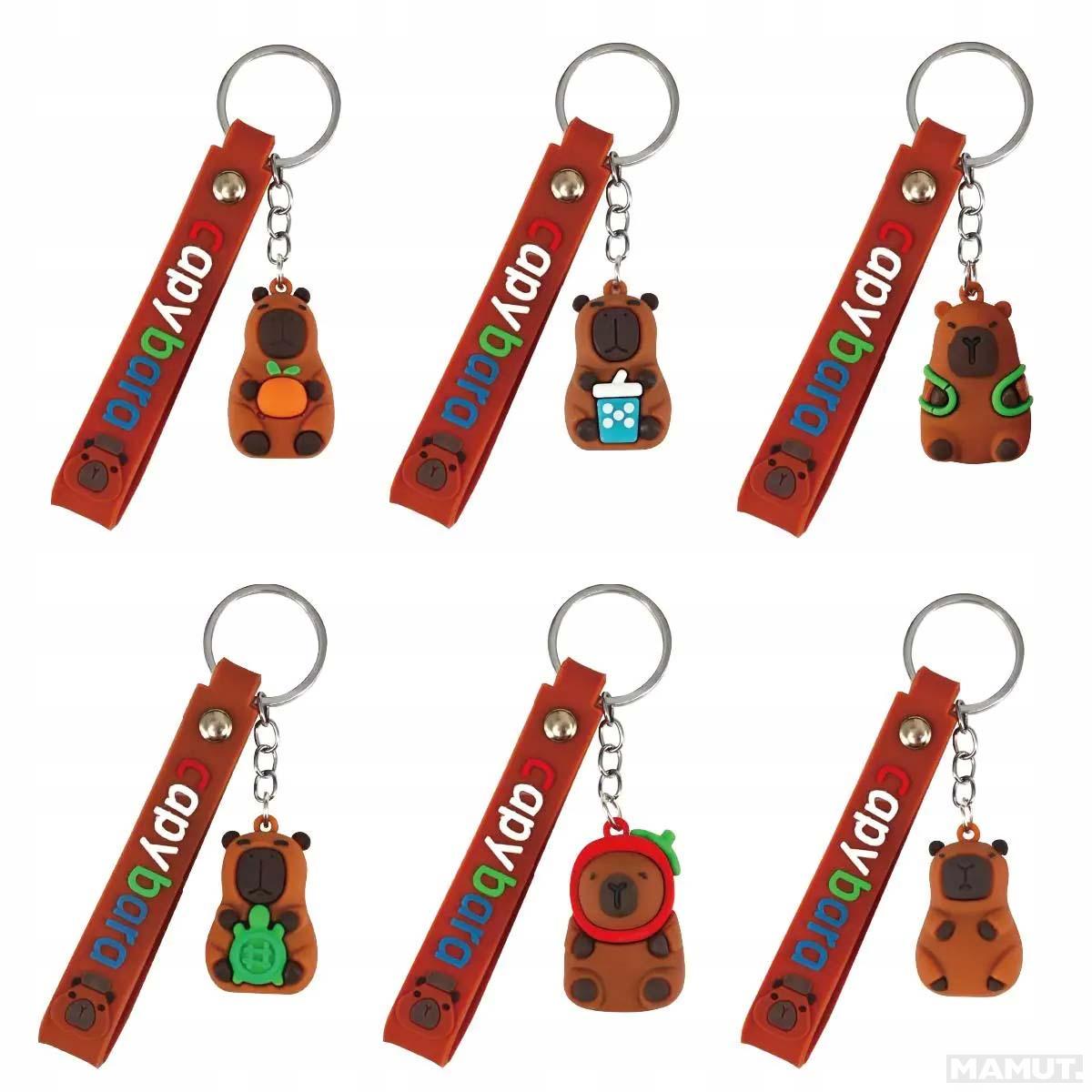 Privezak za ključeve CAPYBARA (više vrsta) 