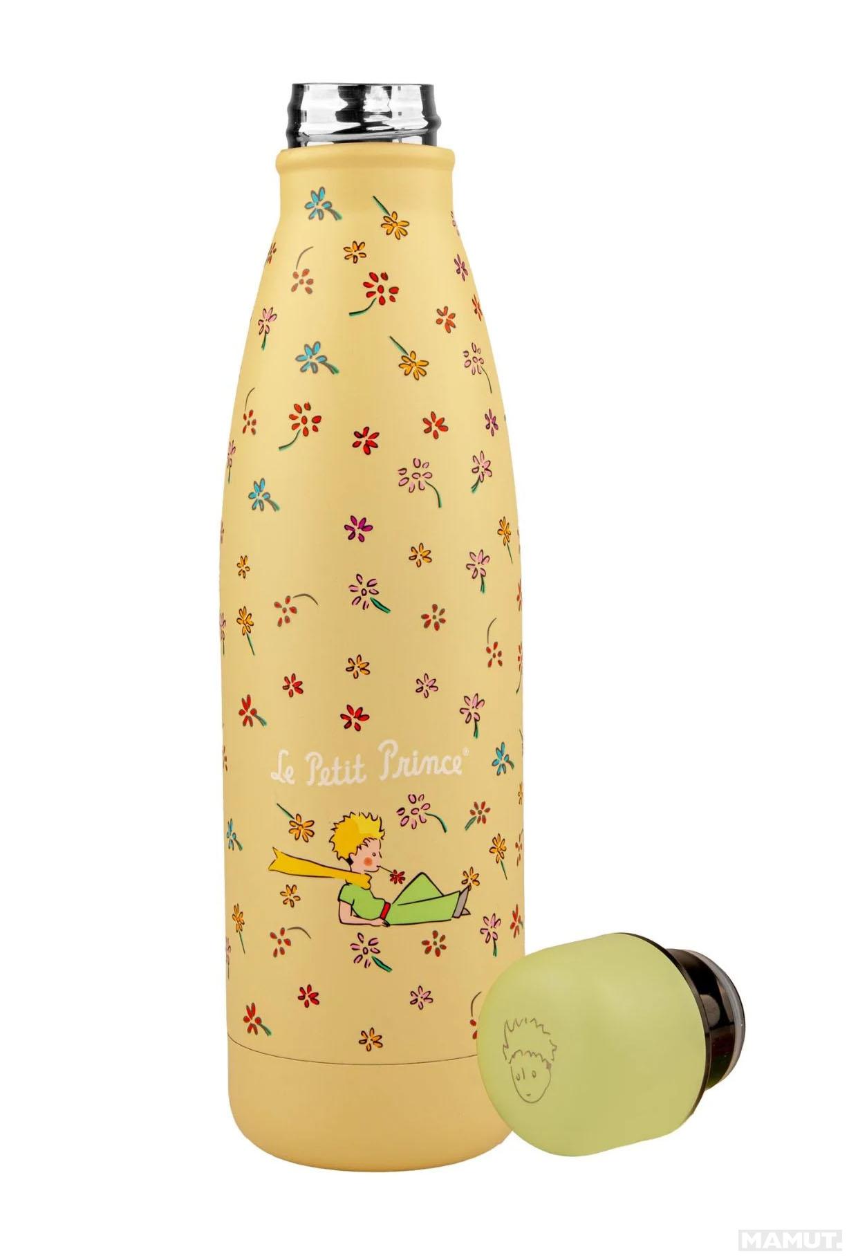 Metalna flašica za vodu 500ml THE LITTLE PRINCE - WILDFLOWER GARDEN 