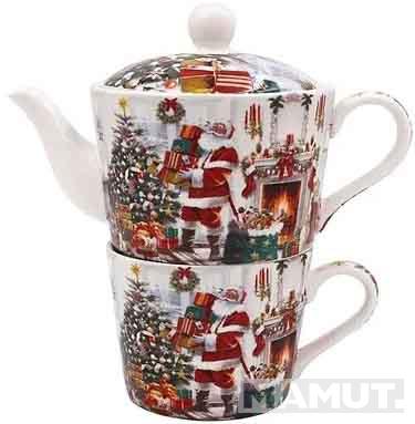 Šolja i čajnik DEDA MRAZ Nova Godina 