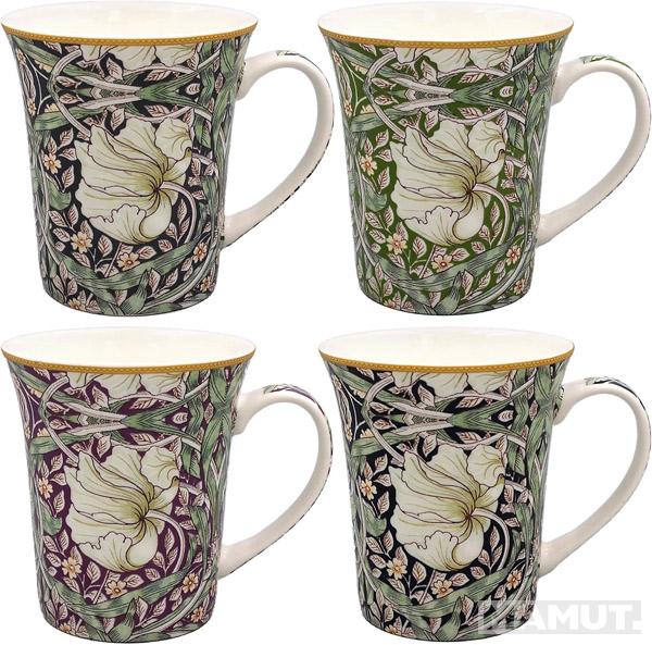 Set četiri šolje LUSTRE PIMPERNEL 