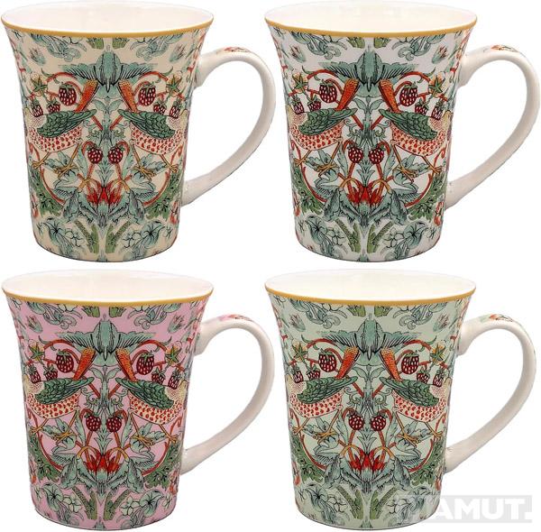 Set četiri šolje LUSTRE STRAWBERRY THIEF 