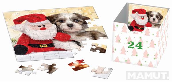 Advent kalendar - puzzle CHRISTMAS PAWS 