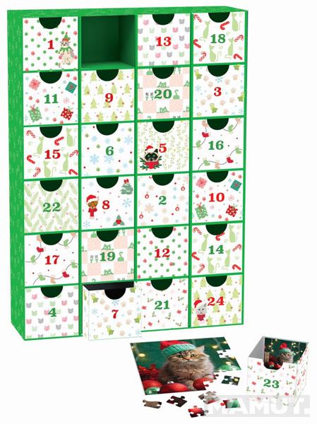 Advent kalendar - puzzle CHRISTMAS WHISKERS 