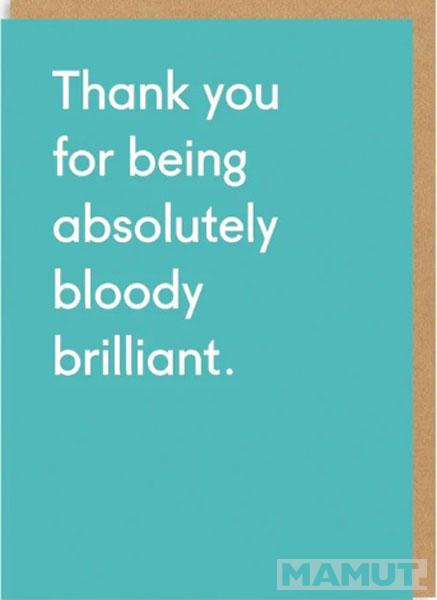 Čestitka HVALA -THANK YOU 