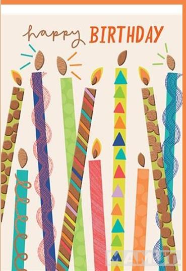 Rođendanska čestitka BIRTHDAY CANDLES 