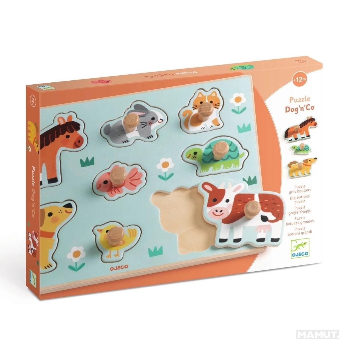 Drvena edukativna igračka OBLICI Životinje 